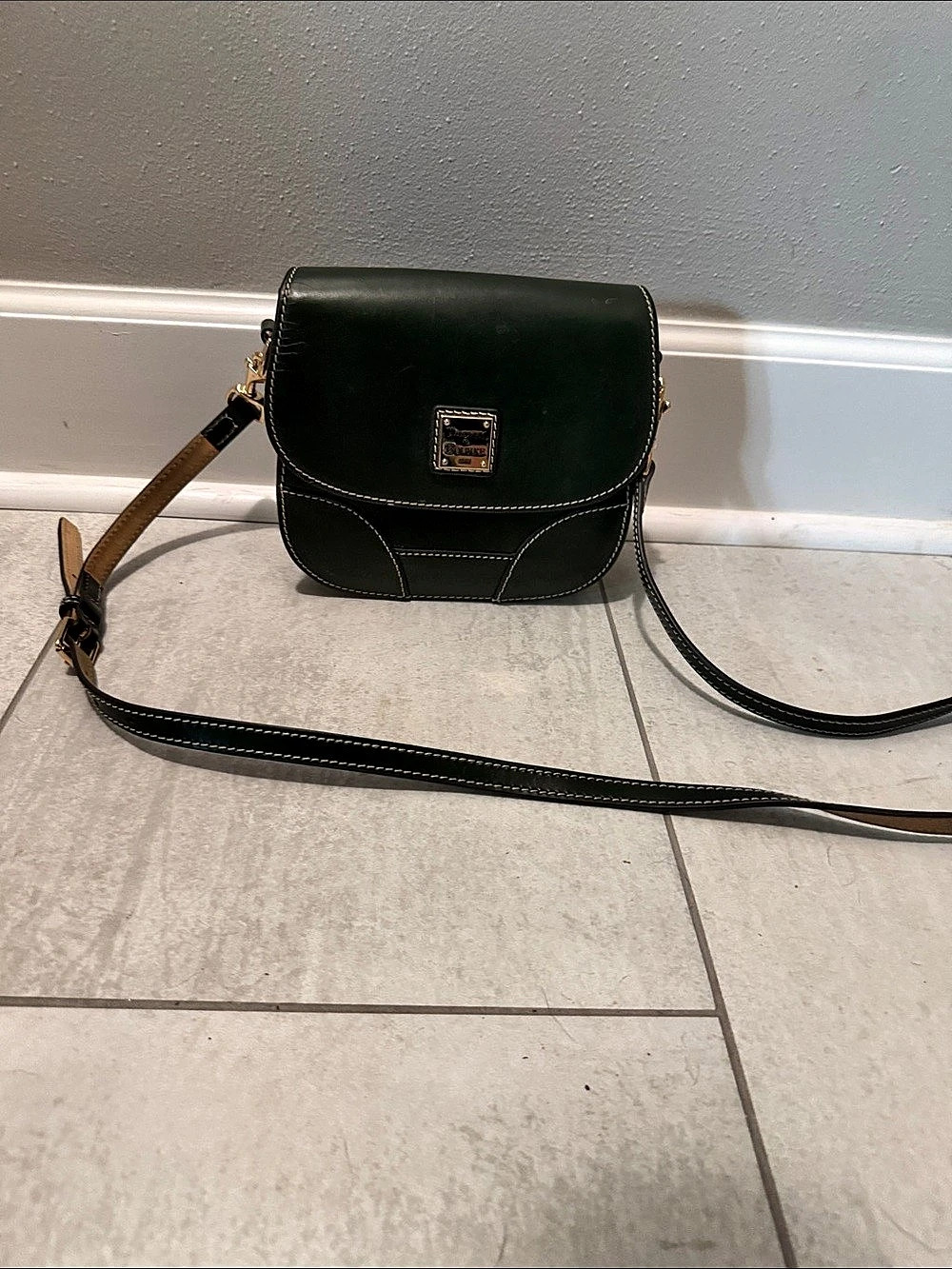 Dooney & Bourne dark green mini crossbody